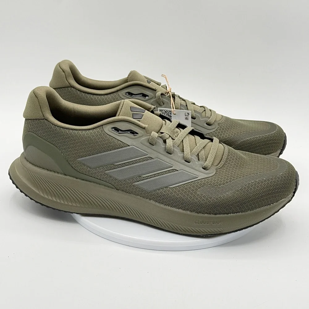 Adidas Runfalcon 5 'Olive Strata' / Size 12 Mens / IE0525, NEW